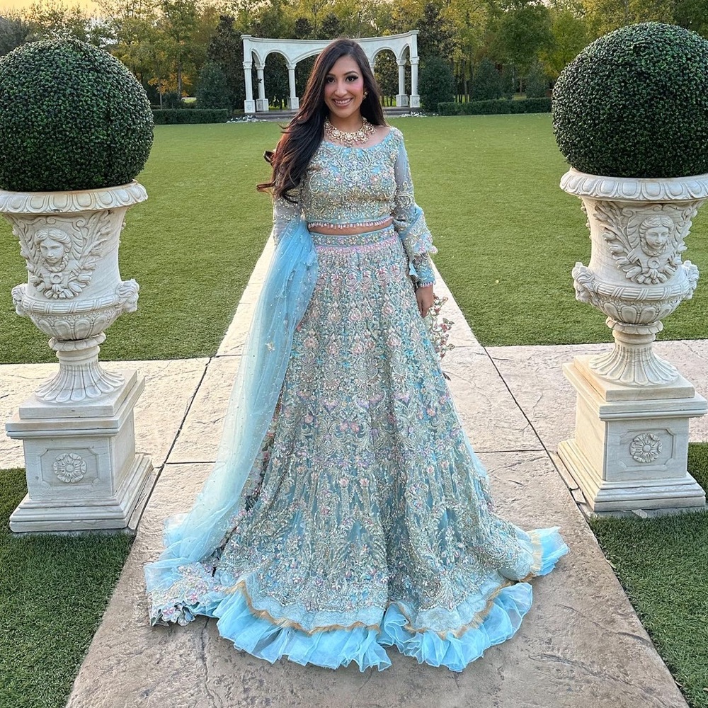 Indian Pakistani Samsara Bridal Lehenga